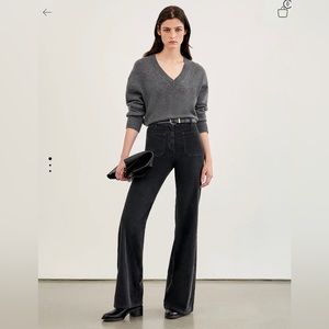 Nili Lotan Cashmere Sterling Sweater in Heather Grey Size XS